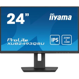 iiyama ProLite XUB2493QSU-B5 Monitor PC 61 cm (24") 2560 x 1440 Pixel Wide Quad HD LED Nero