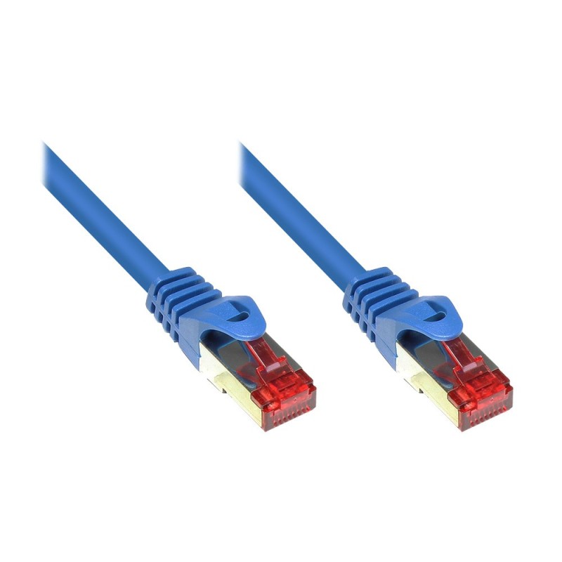 Alcasa 8060-003B cavo di rete Blu 0,25 m Cat6 S FTP (S-STP)