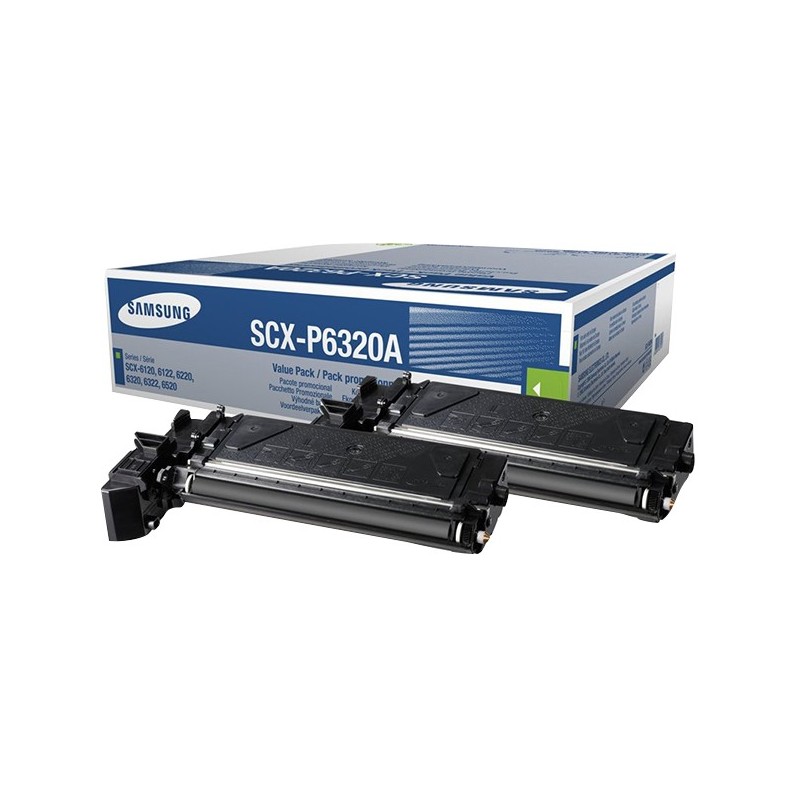 Samsung Cartucce toner nero SCX-P6320A in confezione doppia.