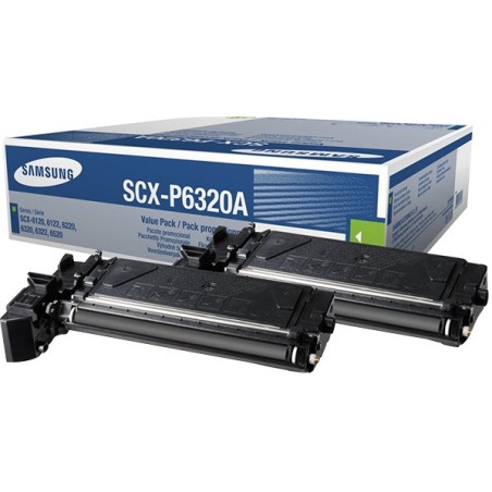 Samsung Cartucce toner nero SCX-P6320A in confezione doppia.