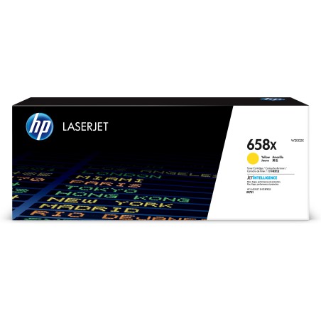 HP Cartuccia toner giallo originale LaserJet 658X ad alta capacità