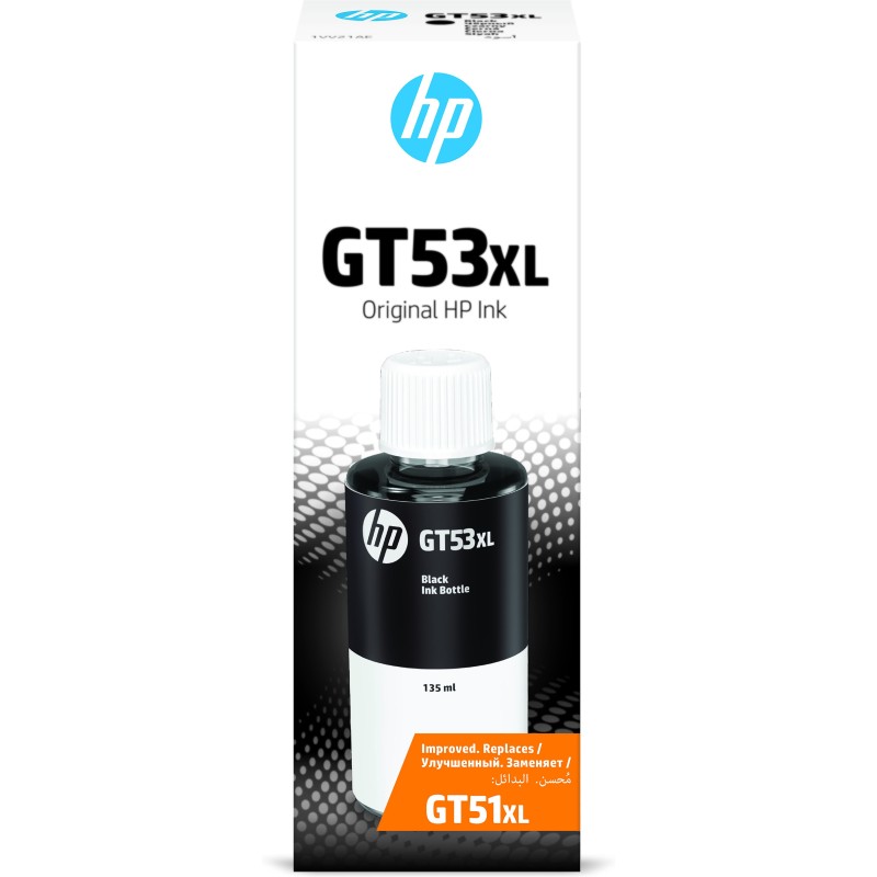 HP GT53XL 135-ml Black Original Ink Bottle