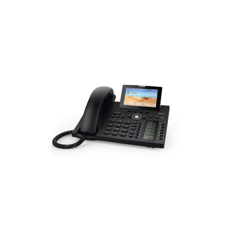 Snom D385 telefono IP Nero 12 linee TFT