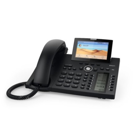 Snom D385 telefono IP Nero 12 linee TFT