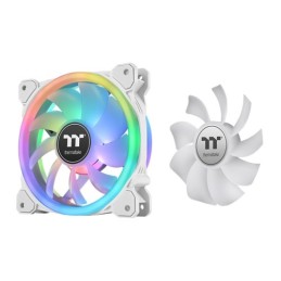 Thermaltake SWAFAN 14 RGB Radiator Fan TT Premium Edition White Case per computer Raffreddatore d'aria 14 cm Bianco 3 pz