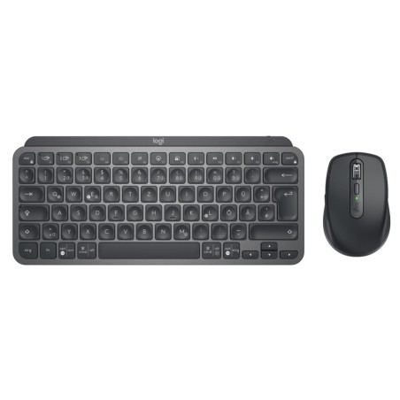 Logitech 920-011054 tastiera Mouse incluso RF senza fili + Bluetooth QWERTZ Tedesco Grafite