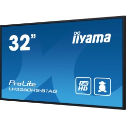 iiyama LH3260HS-B1AG visualizzatore di messaggi Pannello A digitale 80 cm (31.5") LED Wi-Fi 500 cd m² Full HD Nero Processore