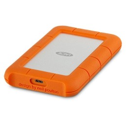 LaCie Rugged USB-C disco rigido esterno 2 TB Arancione, Argento