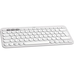 Logitech Pebble Keys 2 K380s tastiera RF senza fili + Bluetooth QWERTZ Tedesco Bianco