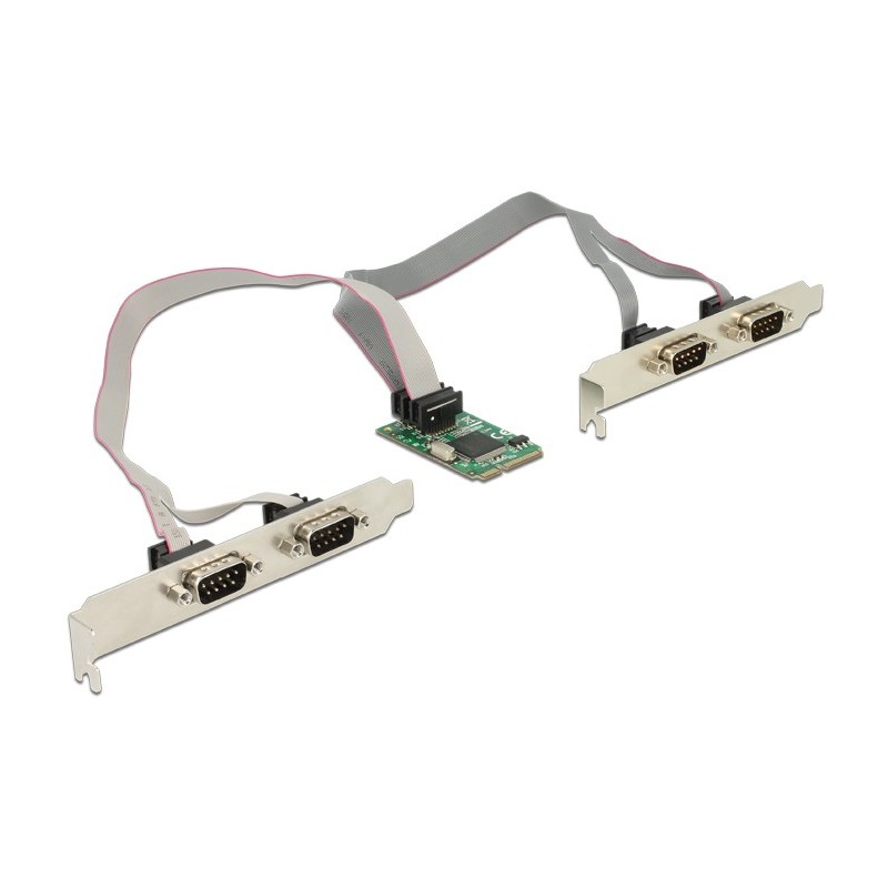 MiniPCIe I/O PCIe full size 4 x Serial RS-232