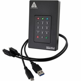 Apricorn Aegis Fortress L3 disco rigido esterno 1 TB Nero