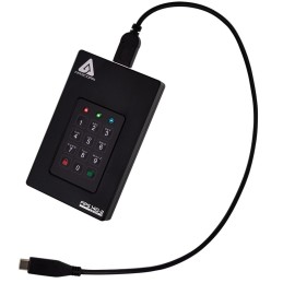 Apricorn Aegis Fortress L3 disco rigido esterno 1 TB Nero