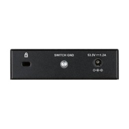 D-Link DGS-1005P E switch di rete Non gestito Gigabit Ethernet (10 100 1000) Supporto Power over Ethernet (PoE) Nero