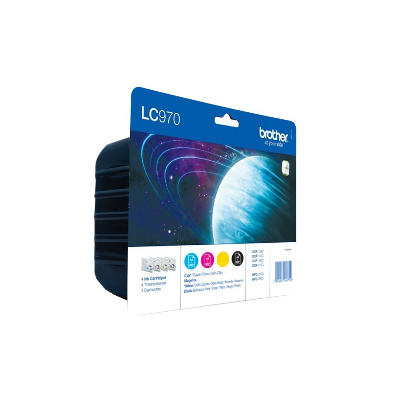 LC970VALBP - 4er-Pack - Schwarz, Gelb, Cyan, Magenta