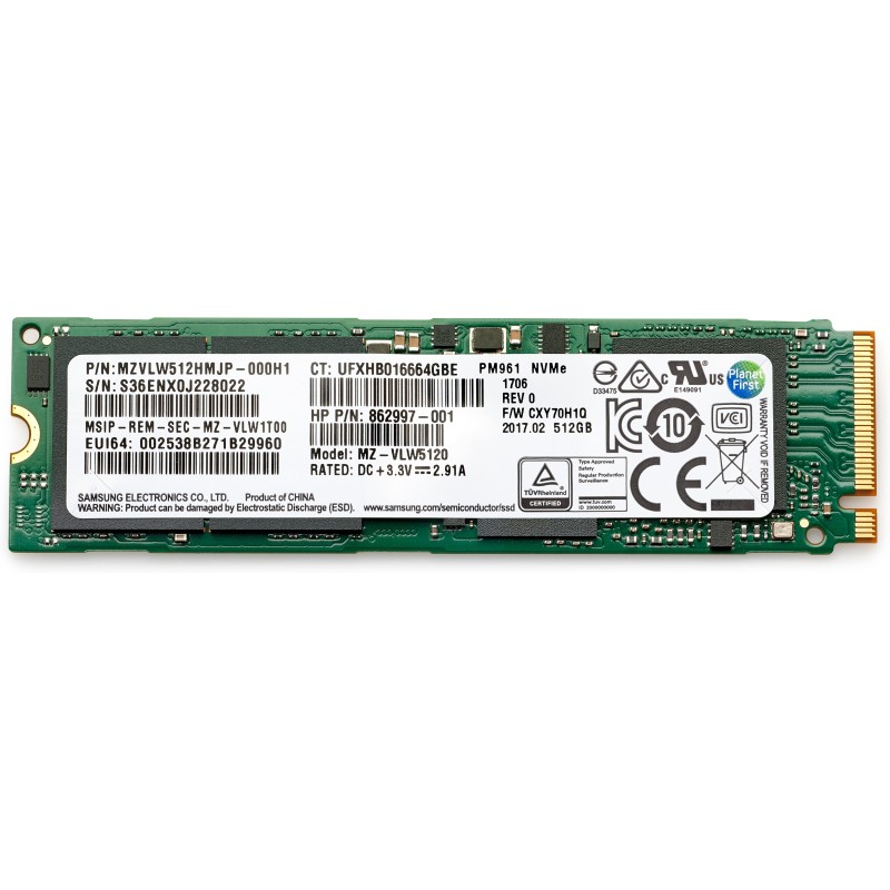 HP 1TB PCIe 4x4 NVMe TLC SSD M.2 PCI Express 4.0