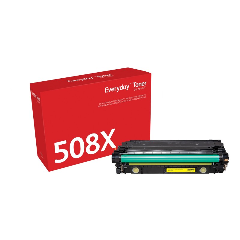 Everyday Toner ™ di Xerox Giallo compatibile con HP 508X (CF362X CRG-040HY), High capacity Everyday Toner ™ di Xerox Giallo compatibile con HP 508X (CF362X CRG-040HY), High capacity