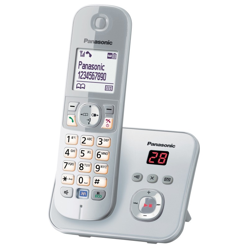 Panasonic KX-TG6821GS telefono Telefono DECT Identificatore di chiamata Argento