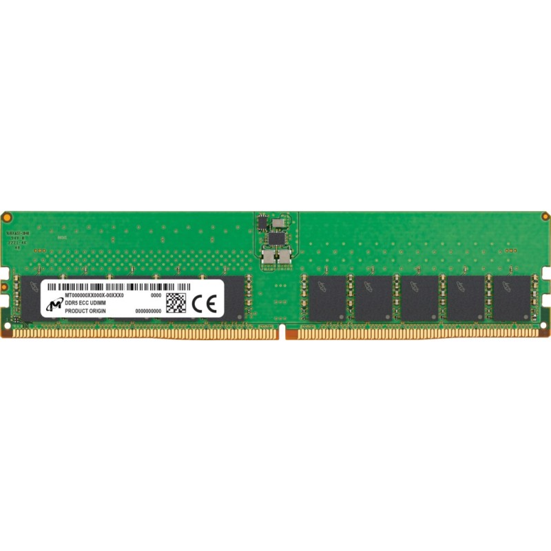 Micron MTC20C2085S1EC48BR memoria 32 GB 1 x 32 GB DDR5 4800 MHz Data Integrity Check (verifica integrità dati) Micron MTC20C2085S1EC48BR memoria 32 GB 1 x 32 GB DDR5 4800 MHz Data Integrity Check (verifica integrità dati)