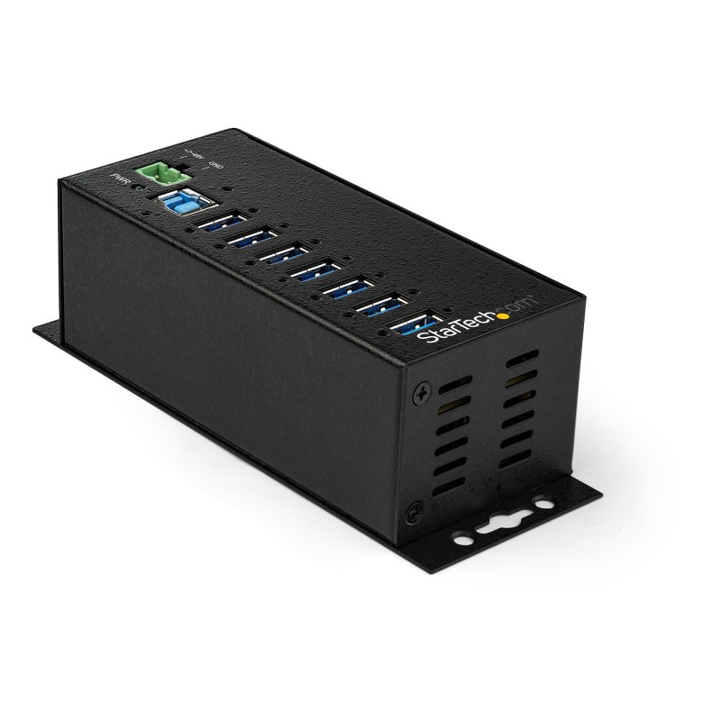 HB30A7AME USB 3.0 Hub (7-Port, Din-Rail, Industrielle Anwendung, externes Net...