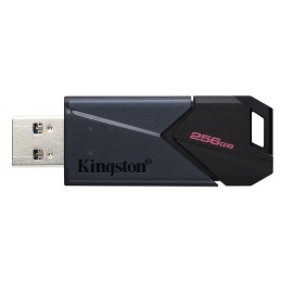 Kingston Technology DataTraveler 256GB Portable USB 3.2 Gen 1 Exodia Onyx