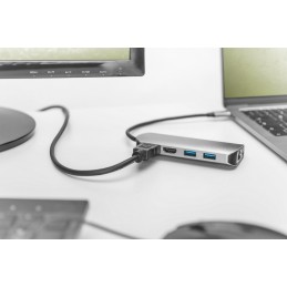 Digitus Docking station universale USB-C, 8 porte