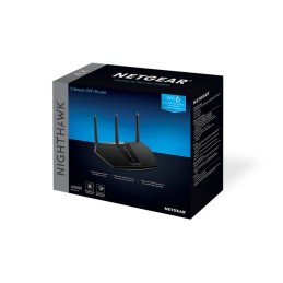 NETGEAR Nighthawk AX 5-Stream AX2400 WiFi 6 Router (RAX30) router wireless Gigabit Ethernet Dual-band (2.4 GHz 5 GHz) Nero