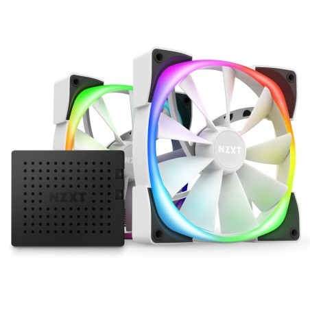 NZXT Aer RGB 2 Case per computer Ventilatore 14 cm Bianco 2 pz