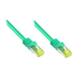 Alcasa 1.5m Cat7 RJ-45 cavo di rete Verde 1,5 m S FTP (S-STP)