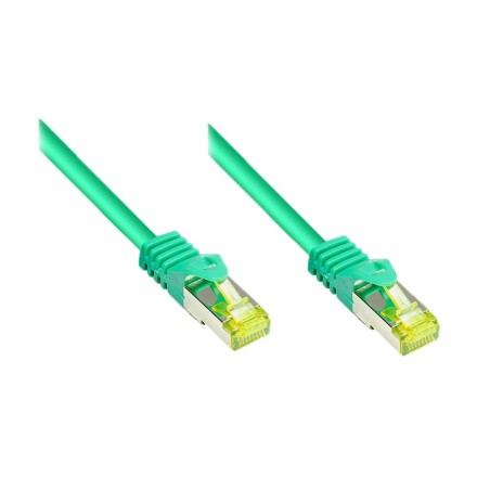 Alcasa 1.5m Cat7 RJ-45 cavo di rete Verde 1,5 m S FTP (S-STP)