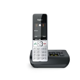 Gigaset COMFORT 500A Telefono analogico DECT Identificatore di chiamata Nero, Argento