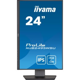 iiyama ProLite XUB2495WSU-B5 Monitor PC 61,2 cm (24.1") 1920 x 1200 Pixel WUXGA LCD Nero