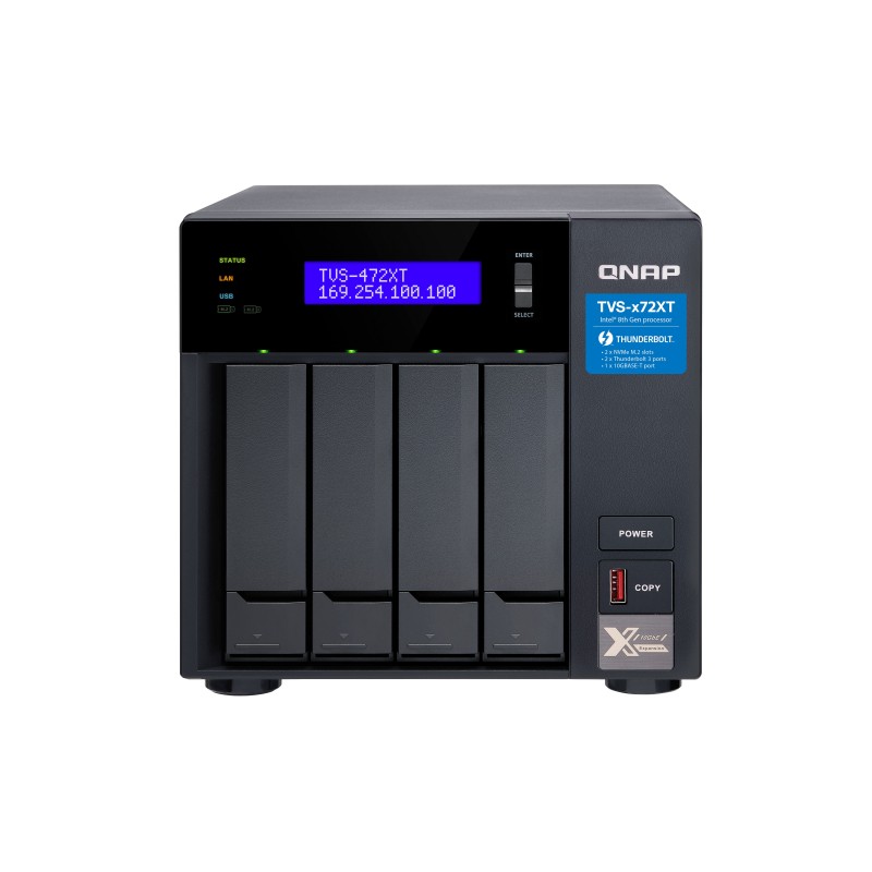 TVS-472XT - NAS-Server - 4 Schachte - SATA 6Gb/s