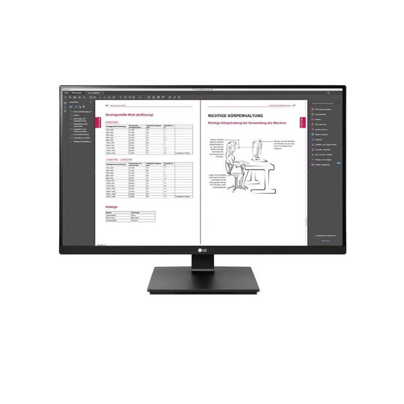 LG 27BN65QP-B 68.6 cm (27") WQHD 16:9 IPS Monitor HDMI/DP, 75Hz