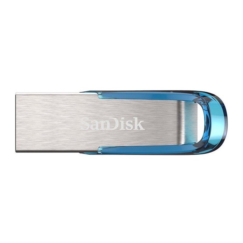 SanDisk Ultra Flair unità flash USB 128 GB USB tipo A 3.2 Gen 1 (3.1 Gen 1) Blu, Argento