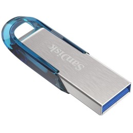 SanDisk Ultra Flair unità flash USB 128 GB USB tipo A 3.2 Gen 1 (3.1 Gen 1) Blu, Argento