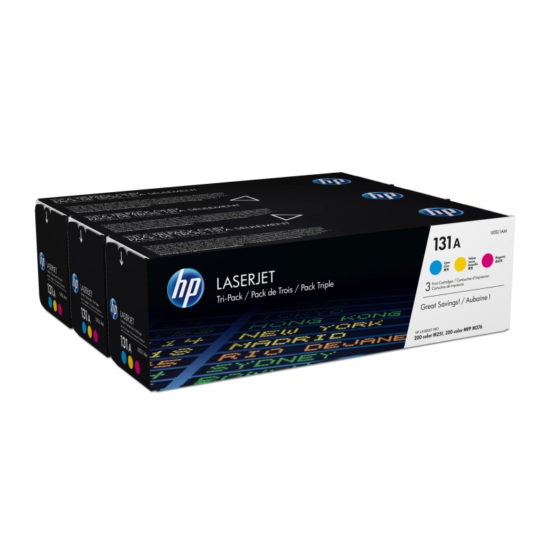 131A - 3er-Pack - Gelb, Cyan, Magenta - Original - LaserJet - Tonerpatrone (U...