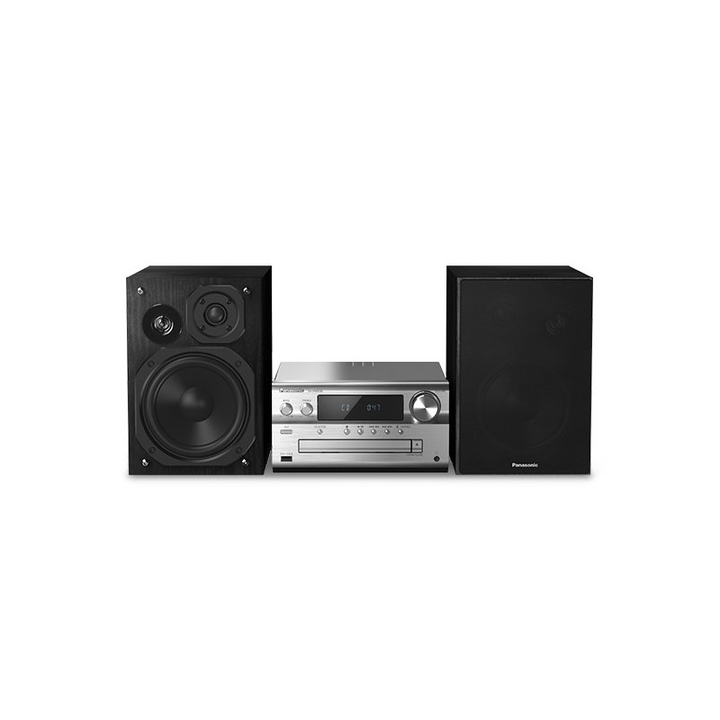 Panasonic SC-PMX94EG-S CD-Mikrosystem con DAB+ e optischem Eingang Silver