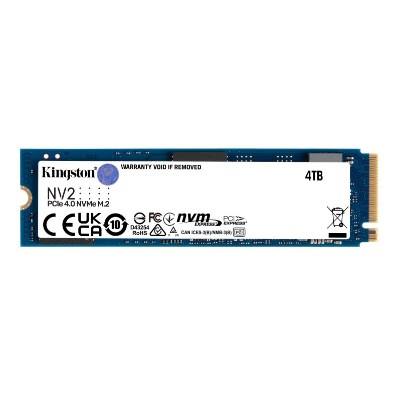 Kingston Technology 4000G NV2 M.2 2280 PCIe 4.0 NVMe SSD Kingston Technology 4000G NV2 M.2 2280 PCIe 4.0 NVMe SSD