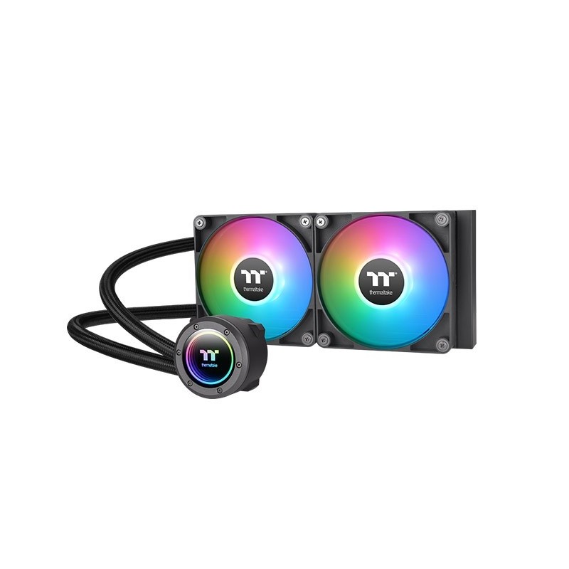 Thermaltake TT TH240 ARGB Processore Raffreddatore di liquidi tutto in uno 12 cm Nero 1 pz