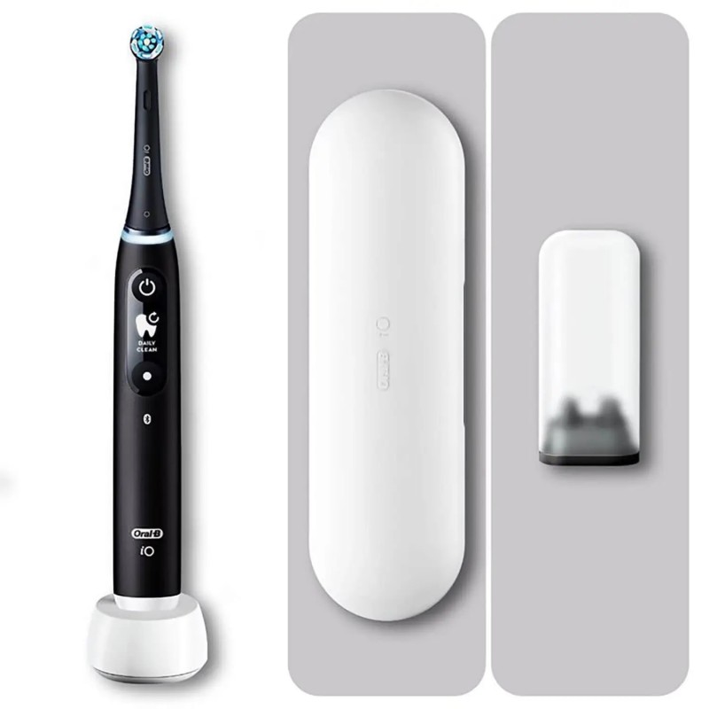 Oral-B iO Series 6 Adulto Spazzolino rotante Nero