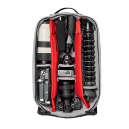 Manfrotto Pro Light Reloader Spin-55 Custodia trolley Nero, Rosso