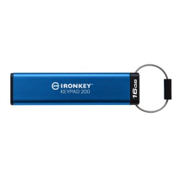 Kingston Technology IronKey Keypad 200 da 16 GB, FIPS 140-3 livello 3 (in fase di approvazione) crittografata AES-256
