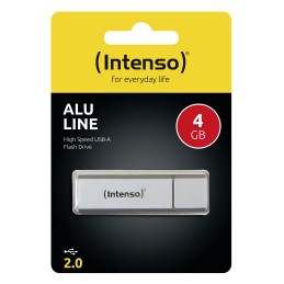 Intenso Alu Line unità flash USB 4 GB USB tipo A 2.0 Argento