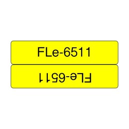 FLe-6511 - Schwarz auf Gelb...