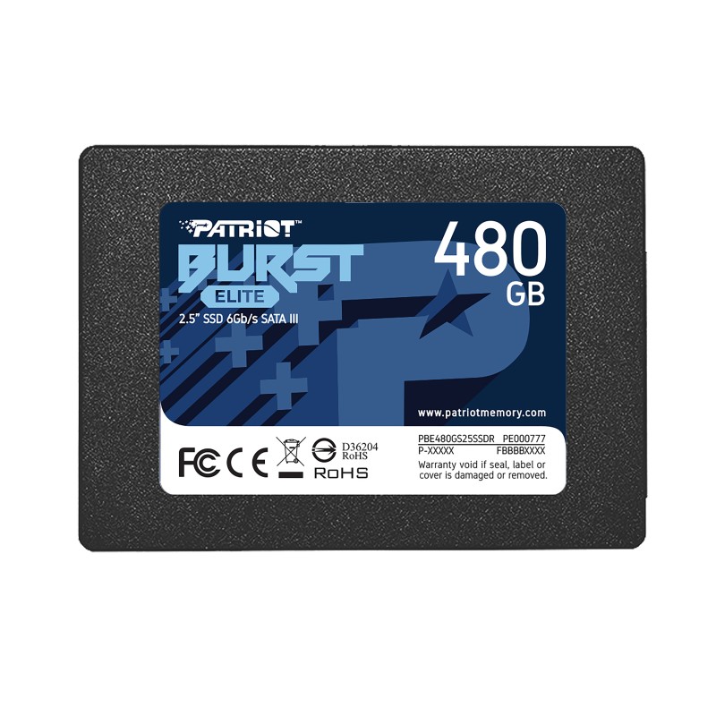 Patriot Burst Elite SATA SSD 480GB 2,5 Zoll