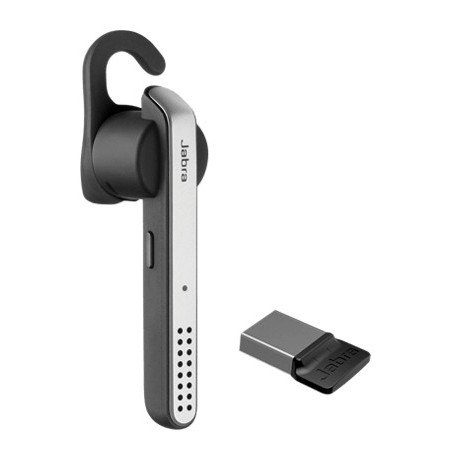 Jabra Stealth UC (MS) Auricolare Wireless A clip, In-ear Musica e Chiamate Micro-USB Bluetooth Nero