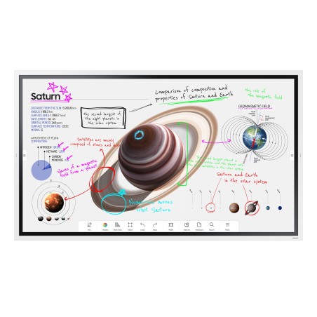 Samsung WM65B lavagna interattiva 165,1 cm (65") 3840 x 2160 Pixel Touch screen