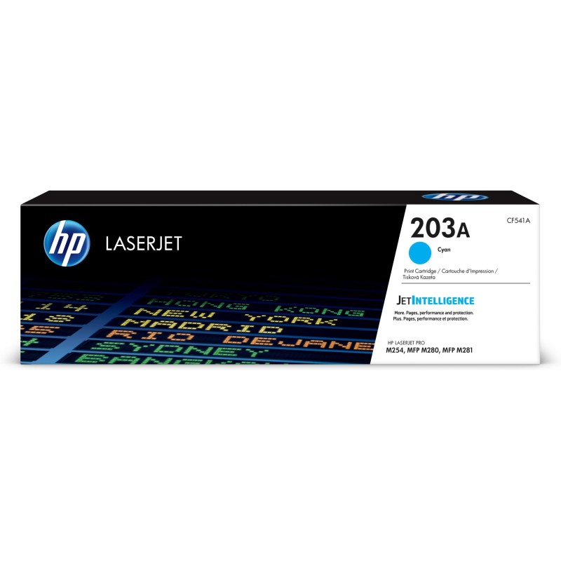 HP Cartuccia toner ciano originale LaserJet 203A HP Cartuccia toner ciano originale LaserJet 203A