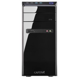 CAPTIVA Power Starter R64-120 AMD Ryzen™ 5 5600G 16 GB DDR4-SDRAM 500 GB SSD Windows 11 Home PC Nero
