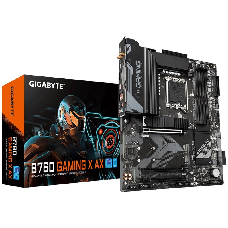 GIGABYTE B760 GAMING X AX ATX Mainboard Sockel 1700 M.2/HDMI/DP/WIFI/BT